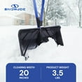 thumbnail image 4 of Snow Joe Shovelution 20-In Poly Back-Saving Telescoping Snow Shovel, 4 of 8