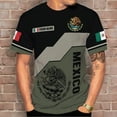 thumbnail image 5 of Personalized Name Mexican Shirts for Men, Customized Mexico Shirts for Men, Mexico Shirts for Women, Mexico Shirt Eagle Flag Tshirt Mexican Eagle Unisex Shirt, Mexico Soccer Shirt Men TS67 (3XL), 5 of 6