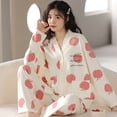 thumbnail image 3 of Pijamas de mujer de primavera y otoño de algodón de manga larga pijamas de primavera y otoño para mujer ropa de casa fina y transpirable de moda se puede usar al aire libre traje, 3 of 5