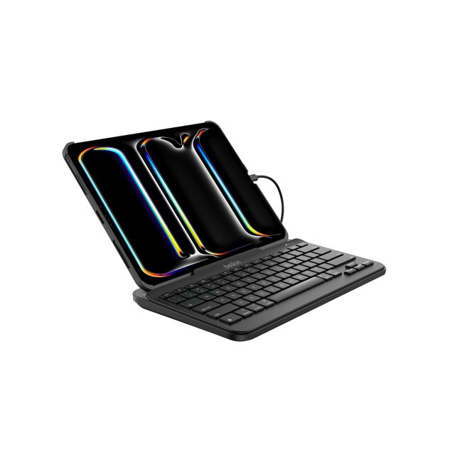 Teclado Belkin con cable USB‑C y soporte para iPad – Plug‑and‑Play