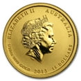 thumbnail image 2 of 2013 Australia 1/10 oz Gold Australian-American Memorial BU, 2 of 2