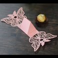thumbnail image 3 of 10 pieces butterfly candy chocolate gift box with thank you card and ribbon - elegant kraft paper gift box for wedding birthday party Christmas and Halloween gift packaging supplies, 3 of 3