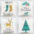 thumbnail image 2 of Chris Christmas Pillow Case With Beautiful Pattern Christmas Sofa Pillow Case, 2 of 5