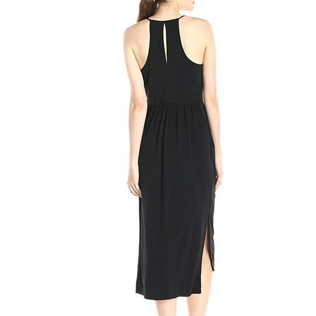 bcbg surplice neck faux wrap dress