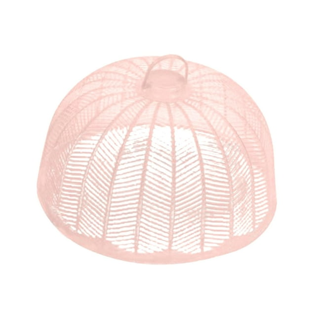 Cubiertas de malla para pasteles, cubierta de red para alimentos, sombrillas de red suaves, carpas, cubierta de malla para alimentos Rosa