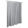 thumbnail image 6 of Bath Bliss Microfiber Soft Touch Seersucker Design Shower Curtain Liner Silver, 6 of 9