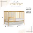 Dream On Me Synergy 5in1 Convertible Crib, Natural