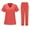 Vermilion, variant on Resivox Women Scrubs Sets Plus Size Scrub Joggers Petite V Neck Yoga Scrub Pants and Tops Nursing Uniforms Medical Uniforms Uniformes De Enfermeras De Mujer White M