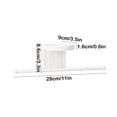 thumbnail image 3 of Oggfader Bathroom Organizers and Storage Multi Functional Folding Towel Rack Wall Mounted Non Perforated Rack White, 3 of 6