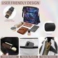 thumbnail image 6 of HELLHERO Turtle & Jellyfish Handbag, Stylish Crossbody Bag Exquisite UV Craft Smooth Zipper Satchel Bag for Dating Daily Use, 6 of 7