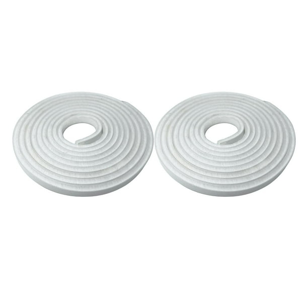 simhoa 2 Pieces Brush Weather Stripping Windows Doors Seal Strip for