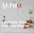 thumbnail image 2 of Juego de platos tipo buffet Hafing ALPHA LIVING completo de acero inoxidable, 2 of 8