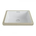 thumbnail image 1 of Kraus KCU-231 Elavo White Ceramic Square Undermount Bathroom Sink, 1 of 5
