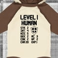 thumbnail image 4 of Inktastic Level 1 Human Boys or Girls Long Sleeve Baby Bodysuit, 4 of 5