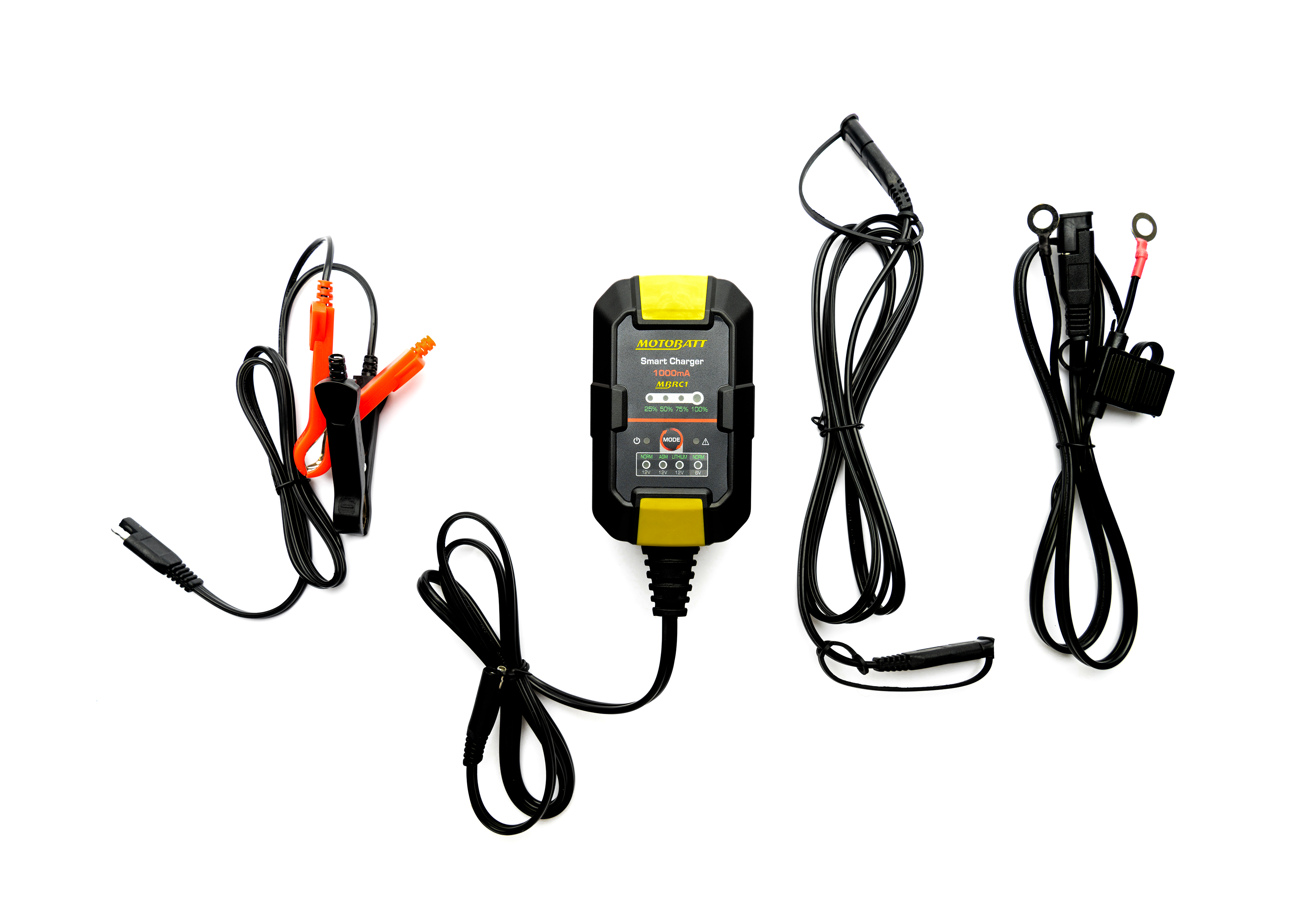MBRC1 Motobatt 6V/12V 1.0 Amp Lead and Lithium Charger