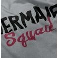 thumbnail image 4 of Mermaid Squad Bachelorette Birthday Youth T Shirt Tee Girls Infant Toddler Brisco Brands 2T, 4 of 5