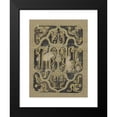 thumbnail image 2 of Carel Adolph Lion Cachet 19x24 Black Modern Framed Museum Art Print Titled - Decorative Design (1874), 2 of 5