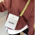 thumbnail image 5 of YOUI-GIFTS Clear Crossbody Bag Transparent Cell Phone Purse Small PVC Shoulder Bag Jelly Handbag with Adjustable Strap, 5 of 5