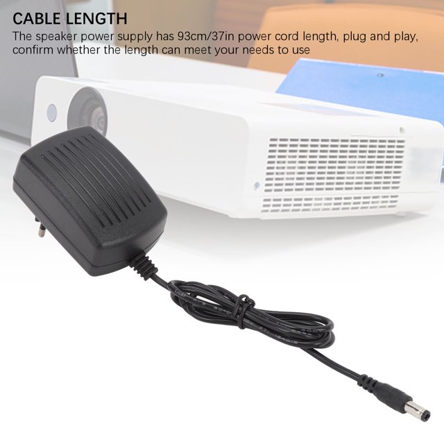 Adaptador De Corriente DC De 15V Y 3A, Cable De Carga De Altavoz De Audio De 5,5mm X 2,5mm Para Vallas Publicitarias LED, Pantallas LED, Tiras De Luces, Etc.