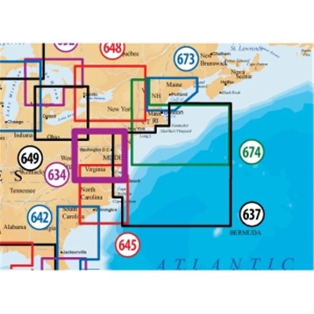 Navionics MSD/634P Platinum Plus Chesapeake Bay Marine Map