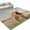 Amber, Dusty Green, Rust, Cream, variant on 2x3 Washable Area Rugs,Colorful Stripes Gradient Art Non-Slip Ultra Soft Rug Large Indoor Carpet,Modern Rainbow Texture Floor Rugs for Home Living Room Bedroom Dining Room Office