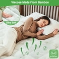 thumbnail image 4 of AGALI Queen Mattress Pad Cover, Viscose Made from Bamboo Pillow Top Cooling Mattress Topper for Queen Size Bed, 6-21 inches Deep Pocket, 60x80 inches, 4 of 6