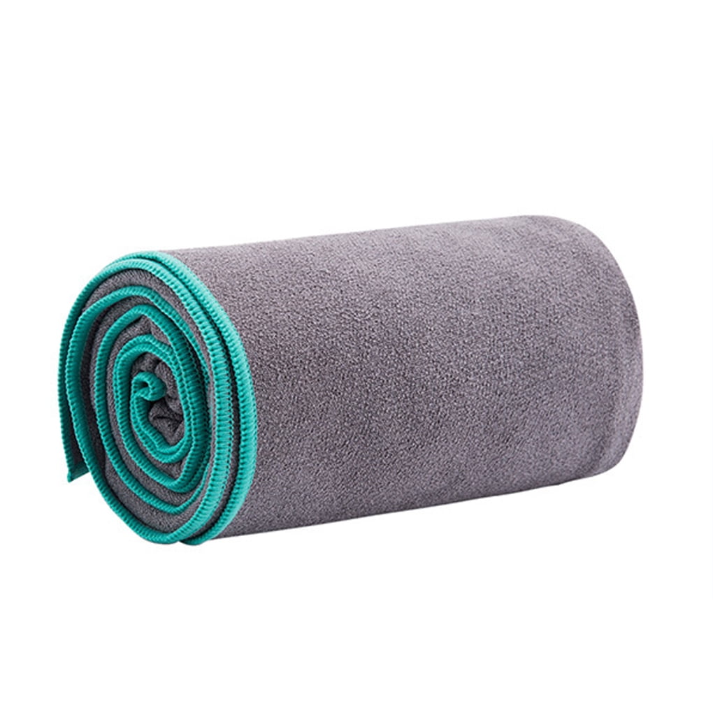 Microfibre Non Slip Yoga Towel Yoga Mat Cover Extra long Sport Travel Exercise 