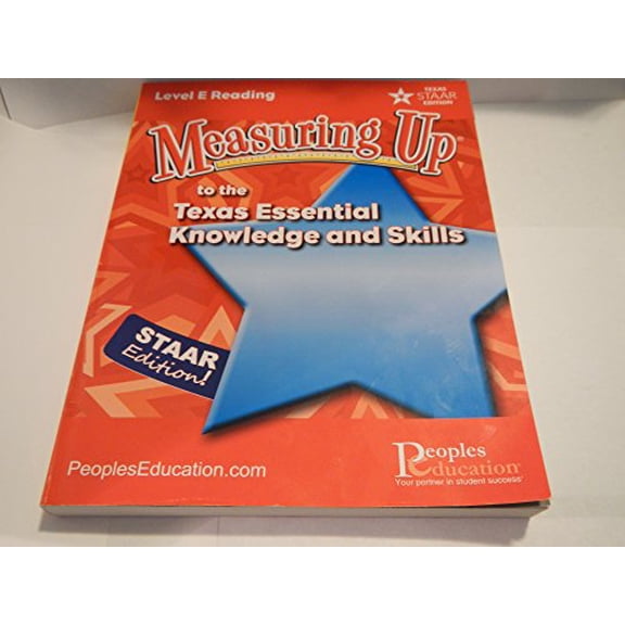 Pre-Owned Measuring Up Level E Reading (Fifth Grade) Texas STAAR Edition 2013