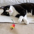 thumbnail image 1 of Set de juguetes de plumas para gatos: interactivos, de tela resistente, a prueba de mordiscos y arañazos, favorecen la higiene bucal; para gatos, juego en interiores, todas las razas, 1 of 3