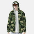 thumbnail image 2 of Vsdgher Sweat à Capuche Camouflage Imprimé Requin pour Hommes Femmes, Manches Longues Protection Solaire Pêche pour Course Natation-Petit, 2 of 7