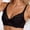Black, variant on Women's Plus Size Minimizer Bra - Full Coverage Deep V Underwire, Lace Mesh, Everyday Wear for Big Bust(Beige/90C)