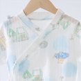 thumbnail image 5 of CAUYDY Infant Boy Romper Preemie Short Sleeve Sleepers for Girl Newborn Comfy Pajamas Spring Summer Baby Clothes 0-3M 6-9M 12-18M Sizes 9-12 Months,Light Blue, 5 of 5