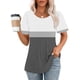thumbnail image 3 of Camiseta Casual de Manga Corta de Mujer, Cuello Redondo de Impresión para Uso Diario, Fiesta Y Hogar, 3 of 5