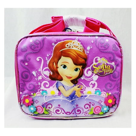 Princess Lunch Bag - Lunch Bag - Sofia the First - Disney Princess w/ Flowers New a02196