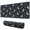 Black Cartoon Unicorn, variant on Long Mouse Pads for Desk,Black Cartoon Unicorn Moon Star Pattern Desk Mats on Top Of Desks, Desk Mouse Pad Extra Large with 3mm Non-Slip Base and Stitched Edge for Gaming,Office,Work,Home 31.5"x11.8"