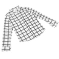 thumbnail image 4 of Camisa a cuadros con cuello vuelto para mujer, camisa a cuadros de manga larga para mujer, camisa a cuadros informal para mujer, camisa a cuadros con botones para mujer, funcionalidad versátil, 4 of 9