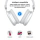 thumbnail image 5 of Auriculares PAVEOS con micrófono, auriculares inalámbricos con protección auditiva completa, sonido envolvente, batería de alta capacidad, auriculares para ordenador, teléfono móvil y, 5 of 6