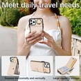 thumbnail image 6 of Allytechgroup iPhone 11 Pro Max Wallet Case, Ring Holder Stand Cards Slots Shockproof Retro Flip Back Cover Phone Case for Apple iPhone 11 Pro Max, White, 6 of 6