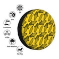 thumbnail image 4 of Naloa yellow Corn PVC Leather Spare Tire Wheel Cover Spare Tire Cover, for Car Truck SUV Camper Trailer Universal Fit(14-17in)-17 inch, 4 of 6