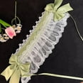 thumbnail image 6 of KCAHPAN Adjustable Punk Headdress Ruffled Lace and Bowknot Lolita Headpiece Hair Band Accessories for Parties and Performances, 6 of 20