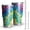 Pink and Yellow Tie Dye Pattern, variant on Pink and Yellow Tie Dye Pattern 30oz Insulated Stainless Steel Tumbler, Car Cup Holder Mug with Straw & Cleaning Brush, Fade Resistant Gifts for Home Office Outdoor Car