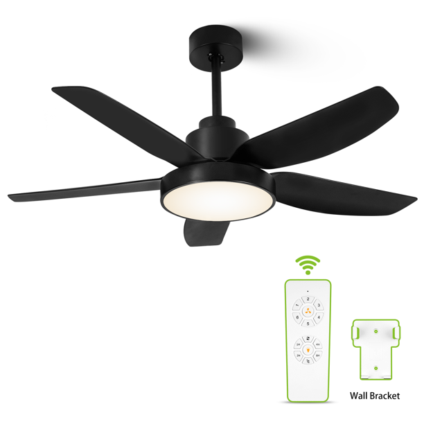 Airflow Ceiling Fan With Light And Remote Shelly Lighting