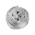 thumbnail image 1 of Cubierta de cordón de cadena de candelabro Uxcell de 4.9 pies, 1 pieza de funda de tela de terciopelo decorativa para cables de candelabro, estilo de cierre de gancho y bucle, gris, 1 of 7