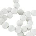 thumbnail image 4 of 20" x 2" White Wood Beaded 7 Link Chain Sculpture, by DecMode, 4 of 9