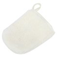 thumbnail image 1 of Guantes desmaquillantes reutilizables, toallitas de microfibra para limpieza facial, color blanco cremoso, 1 of 8