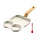 thumbnail image 5 of Sartén antiadherente para tortillas, parrilla y desayuno con 3 secciones divididas 2 uds universales, 5 of 9