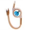 thumbnail image 1 of Deporte de invierno Patinaje Azul acuarela Cable de carga telescópico múltiples USB tres en uno, 1 of 3