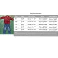 thumbnail image 3 of URMAGIC 1-6T Baby Boys Long Sleeve Button Down Red Plaid Shirt Ripped Jeans Casual Outfits, 3 of 8