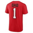 thumbnail image 3 of Men's Red New Jersey Devils Father's Day #1 Dad T-Shirt, 3 of 3