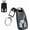 Black, variant on Key Fob Cover Compatible with Fit for Audi A4 Q7 2022 A5 TT 2018 Q5 A3 A6 SQ5 R8 S5, ABS Zinc Alloy 3 Button Key Fob Cover Keyless Key Holder with Keychain Keychain Case Holder Protector,Silver